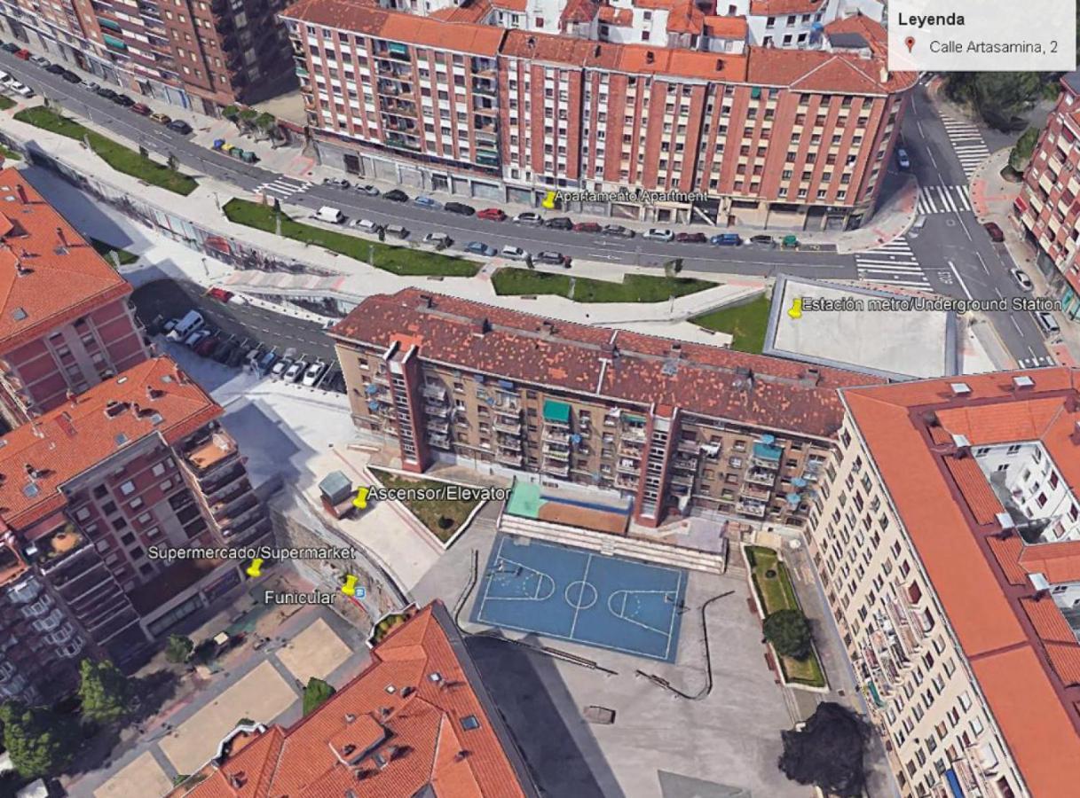 Calida Vivienda Turistica Centrica Junto Al Funicular Y Metro Apartment Билбао Екстериор снимка